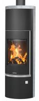 Kaminofen Justus wasserführend Faro AQUA 2.0 Stahl Schwarz/Speckstein 8,5 kw